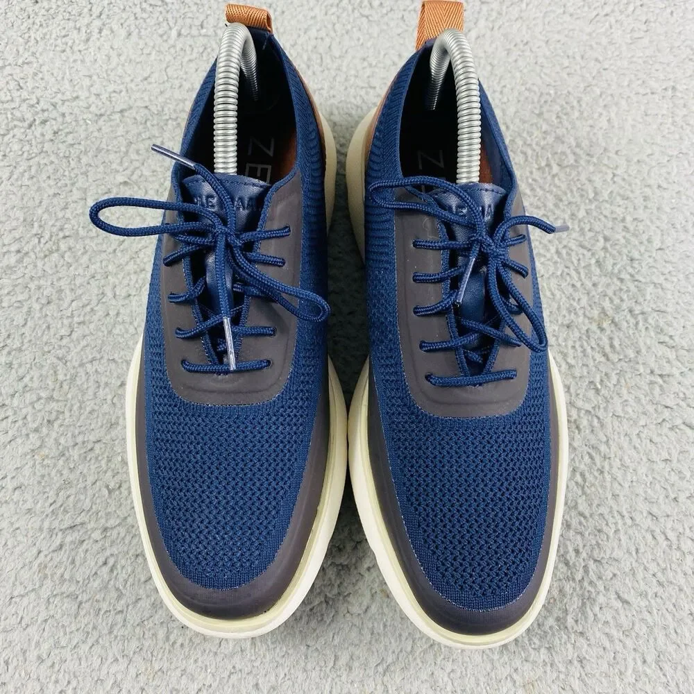 Cole Haan Zerogrand Omni Stitchlite Knit Sneakers Mens 7M Navy Blue C34656